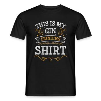 Party Party Drink - Men's T-Shirt - black - Front - AI Model Male 178 light (178cm)
