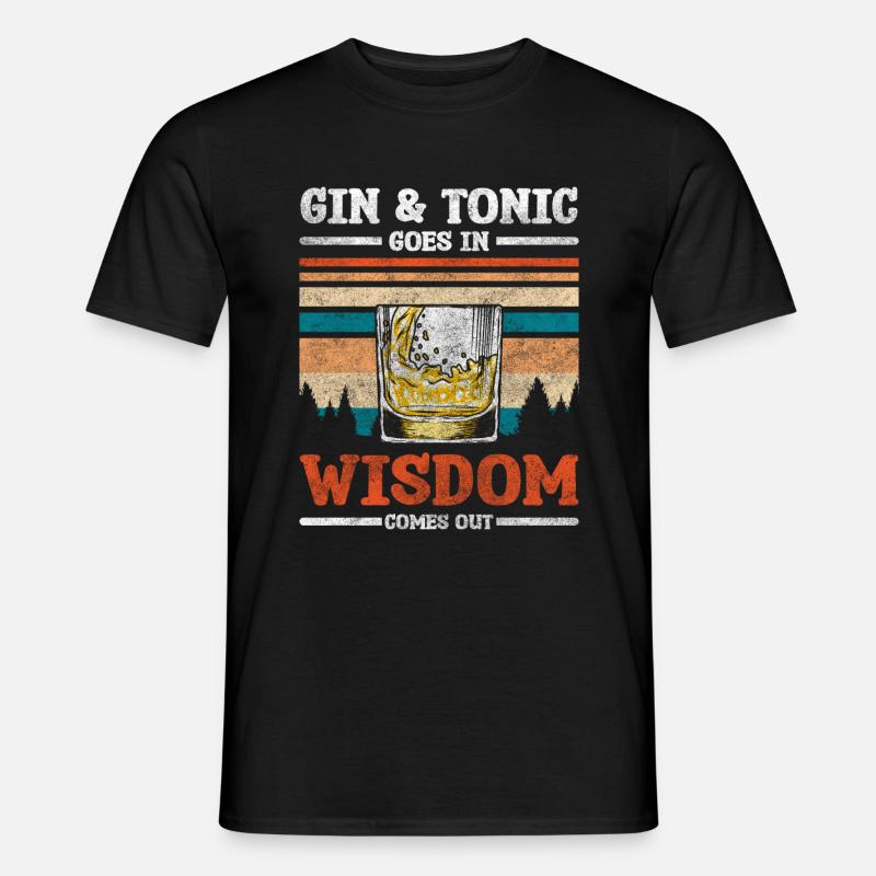 drinks genuss longsdrinks - Männer T-Shirt - Schwarz