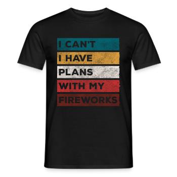 Technologie Partie Sécurité - T-shirt homme - noir - Devant - AI Model Male 178 light (178cm)