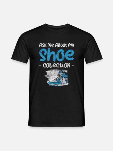Schuh Sammler Modisch Sucht - Männer T-Shirt - Schwarz