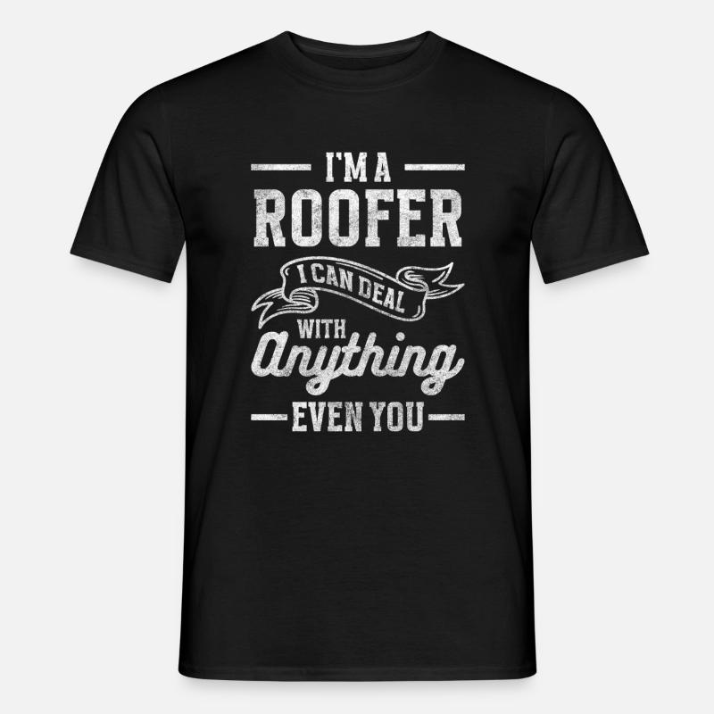Dachdecker Dächer Meister Zunft - Männer T-Shirt - Schwarz