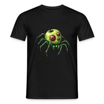 Apple Spider Apple Spider - Men's T-Shirt - black - Front - AI Model Male 178 light (178cm)