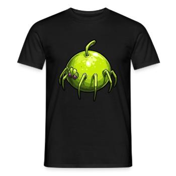 Apple Spider Apple Spider - Men's T-Shirt - black - Front - AI Model Male 178 light (178cm)