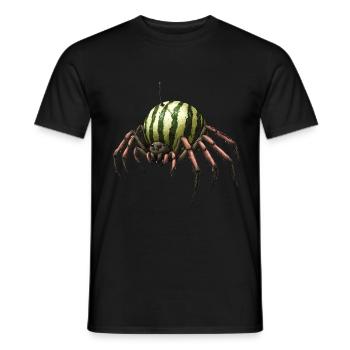Araignée melon - T-shirt homme - noir - Devant - AI Model Male 178 light (178cm)