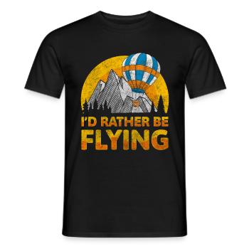 Balloon Exciting Hot - Men's T-Shirt - black - Front - AI Model Male 178 light (178cm)