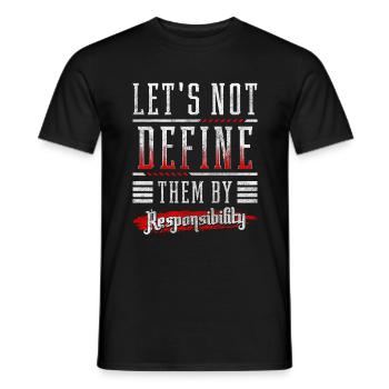 Journée de l’homme Masculinité Novembre - T-shirt homme - noir - Devant - AI Model Male 178 light (178cm)