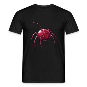 Cherry Spider Cherry Spider - Men's T-Shirt - black - Front - AI Model Male 178 light (178cm)