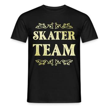 Équipe de patineurs - T-shirt homme - noir - Devant - AI Model Male 178 light (178cm)