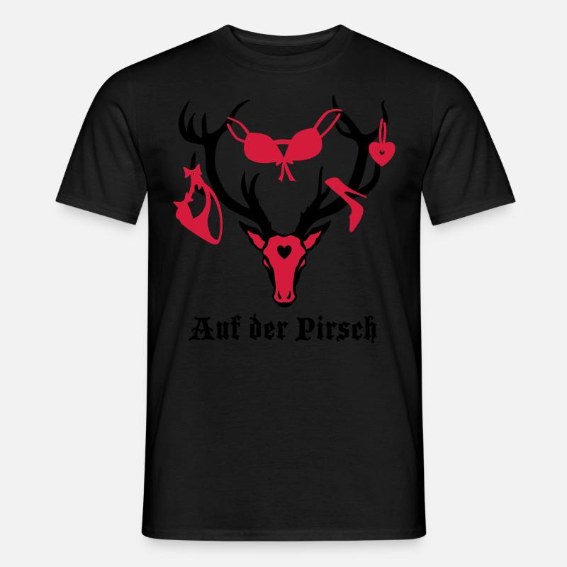 Hirsch 2c on the prowl - Men’s T-shirt - black