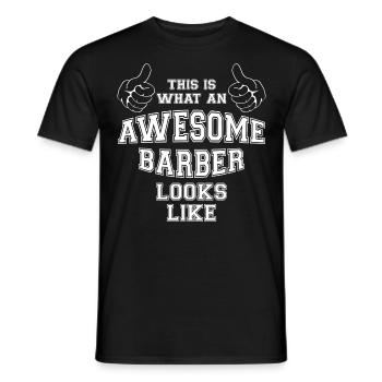 Cool Dies ist, was ein Super-Barbier aussieht - Männer T-Shirt - Schwarz - Vorne - AI Model Male 178 light (178cm)