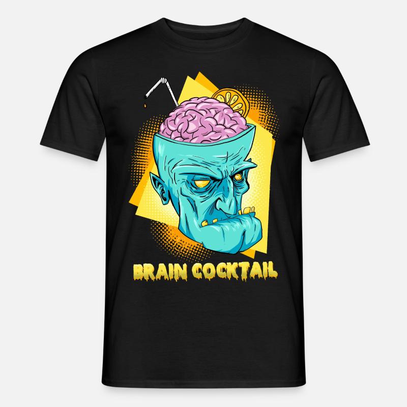 BRAIN COCKTAIL - T-shirt homme - noir
