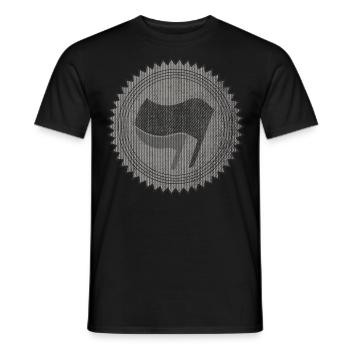 ANTIFA - Men's T-Shirt - black - Front - AI Model Male 178 light (178cm)