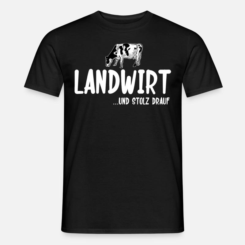 Dorfkind Sprüche design von Dorfkind Acker by - Men's T-Shirt - black
