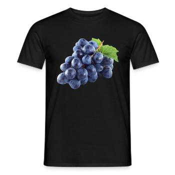 raisin - T-shirt homme - noir - Devant - AI Model Male 178 light (178cm)