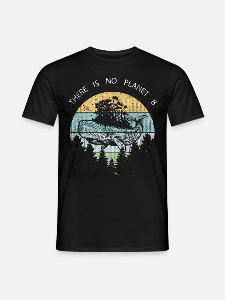 There is No Planet B product for our earth - Men's T-Shirt - black