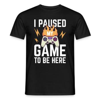 Lustiges Gamer geschenk Für Jungen Und Mädchen - Männer T-Shirt - Schwarz - Vorne - AI Model Male 178 light (178cm)