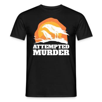 Literature t-shirt perfect for anyone who loves drama - Men's T-Shirt - black - Front - AI Model Male 178 light (178cm)