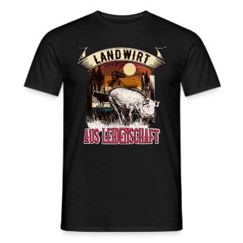 Landwirt Aus Leidenschaft Bauer Landwirtschaft - Männer T-Shirt - Schwarz - Vorne - AI Model Male 178 light (178cm)