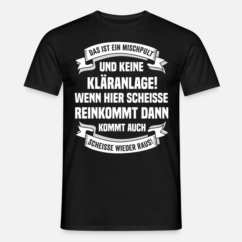 Ich bin ein guter Tontechniker - Männer T-Shirt - Schwarz