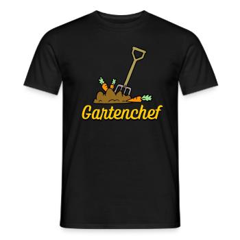 Gartenchef Gärtner Gartenarbeit Hobby Garten - Männer T-Shirt - Schwarz - Vorne - AI Model Male 178 light (178cm)