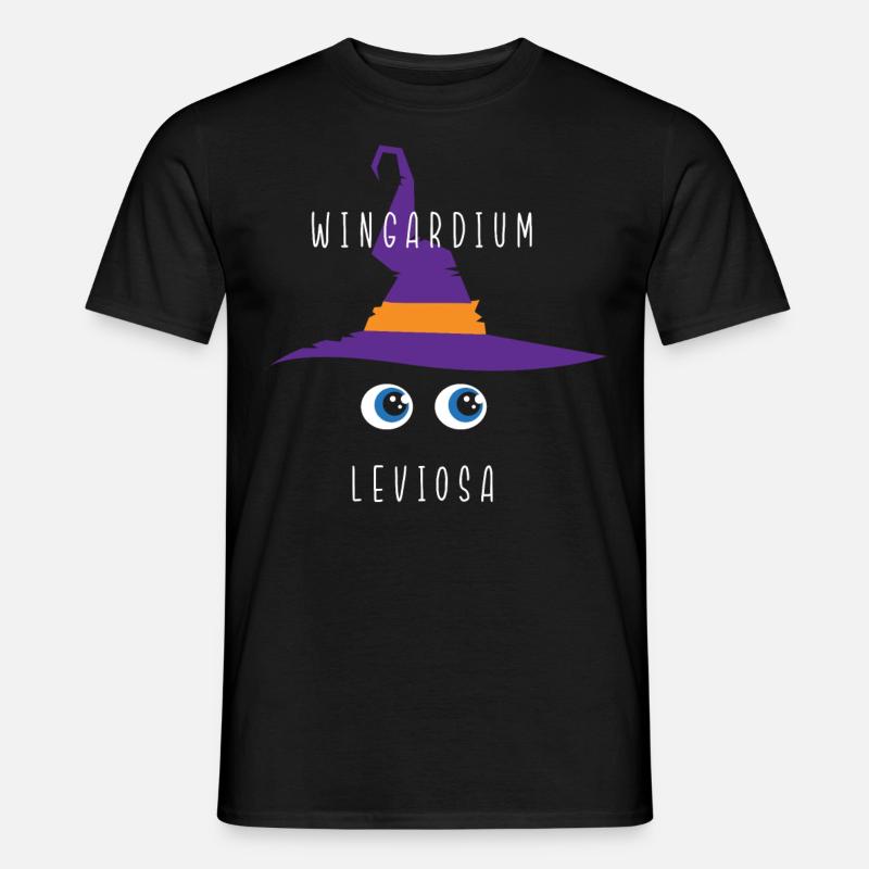 Wingardium leviosa - Männer T-Shirt - Schwarz