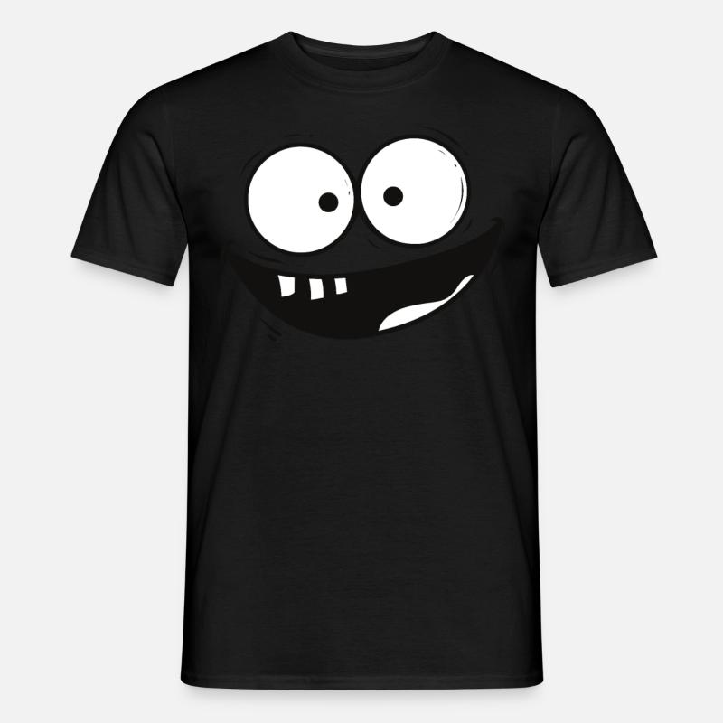 Smiling face - Men’s T-shirt - black