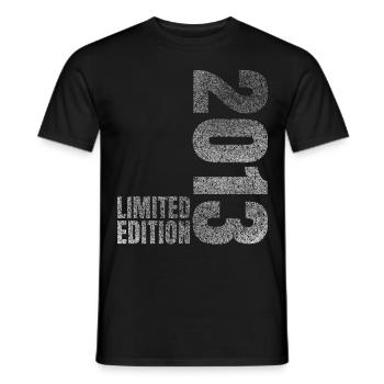 2013 Limited Edition - Men's T-Shirt - black - Front - AI Model Male 178 light (178cm)