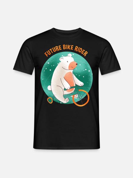 Gift Baby Polar Bear - Men's T-Shirt - black