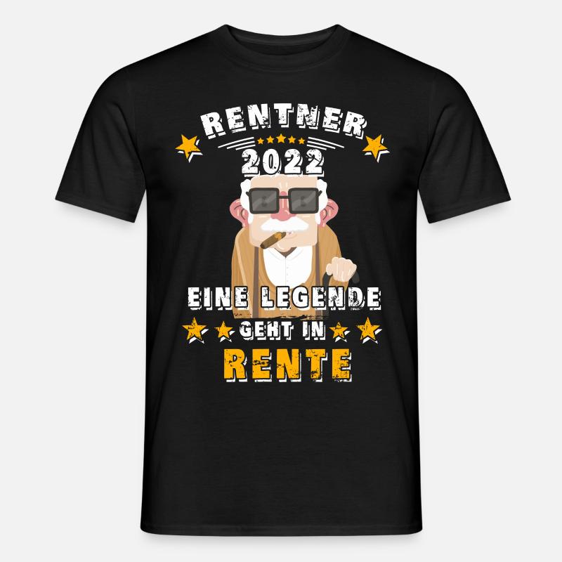 rente 2022 - Männer T-Shirt - Schwarz