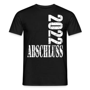 Abschluss 2022 Vintage Motiv - Männer T-Shirt - Schwarz - Vorne - AI Model Male 178 light (178cm)