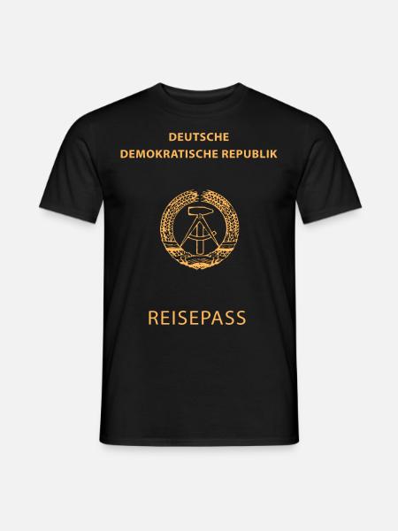 DDR Nostalgie Ostalgie Ossi Geschenk - Männer T-Shirt - Schwarz