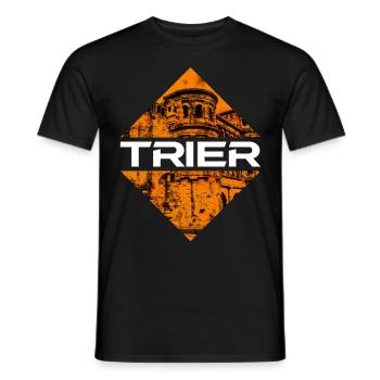 Trier Deutschland Stadt Skyline Heimat Liebe - Männer T-Shirt - Schwarz - Vorne - AI Model Male 178 light (178cm)
