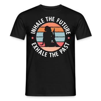 Yogalehrer Spruch Für Yogi Yoga - Männer T-Shirt - Schwarz - Vorne - AI Model Male 178 light (178cm)