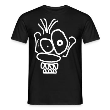 Favourite dog - Men's T-Shirt - black - Front - AI Model Male 178 light (178cm)