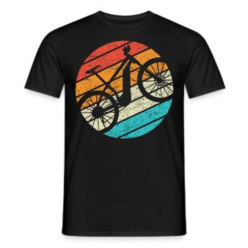 E-Bike Cyclist Cadeau Vélo Cycliste - T-shirt homme - noir - Devant - AI Model Male 178 light (178cm)