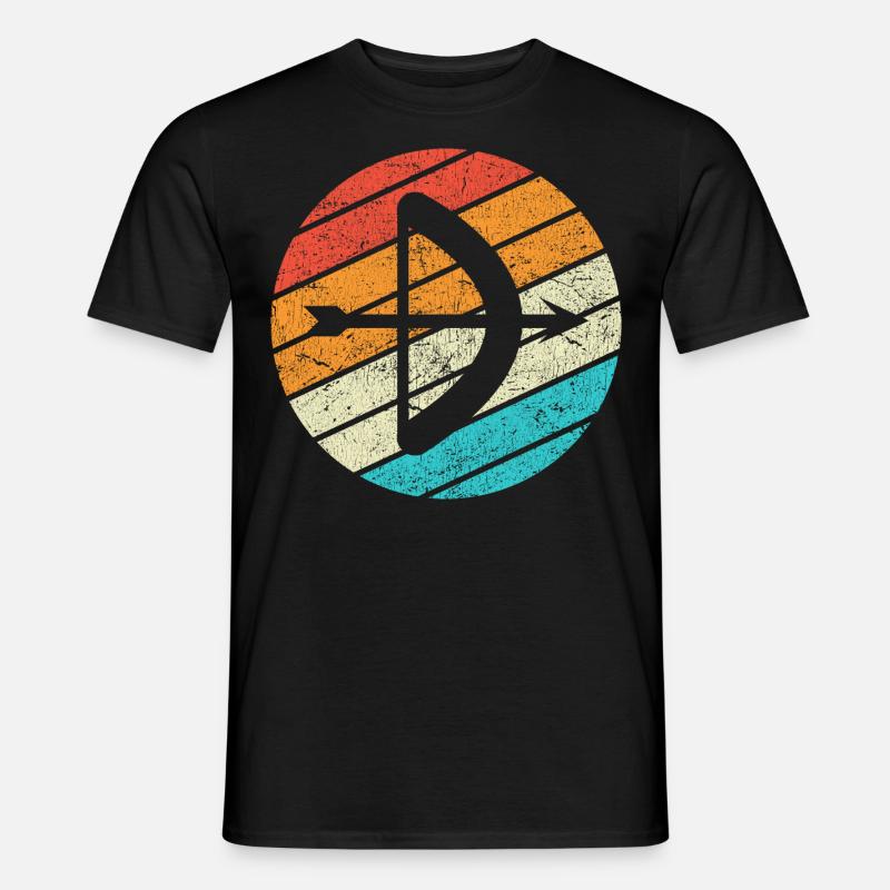 Bogen Schießen Geschenk Spruch Bogenschießen - Männer T-Shirt - Schwarz