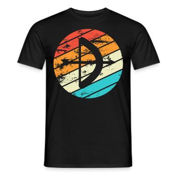 Archery Gift Saying Archery - Men's T-Shirt - black - Front - AI Model Male 178 light (178cm)