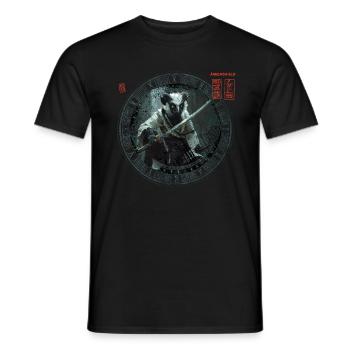 Chemise de jeu de société, jeu de société, Vari Druide en colère - T-shirt homme - noir - Devant - AI Model Male 178 light (178cm)