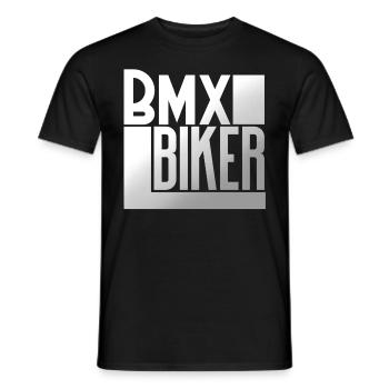 Le BMX - T-shirt homme - noir - Devant - AI Model Male 178 light (178cm)