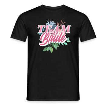 Team Bride Bachelor Party - Men's T-Shirt - black - Front - AI Model Male 178 light (178cm)