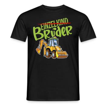 Bruder Einzelkind - Männer T-Shirt - Schwarz - Vorne - AI Model Male 178 light (178cm)
