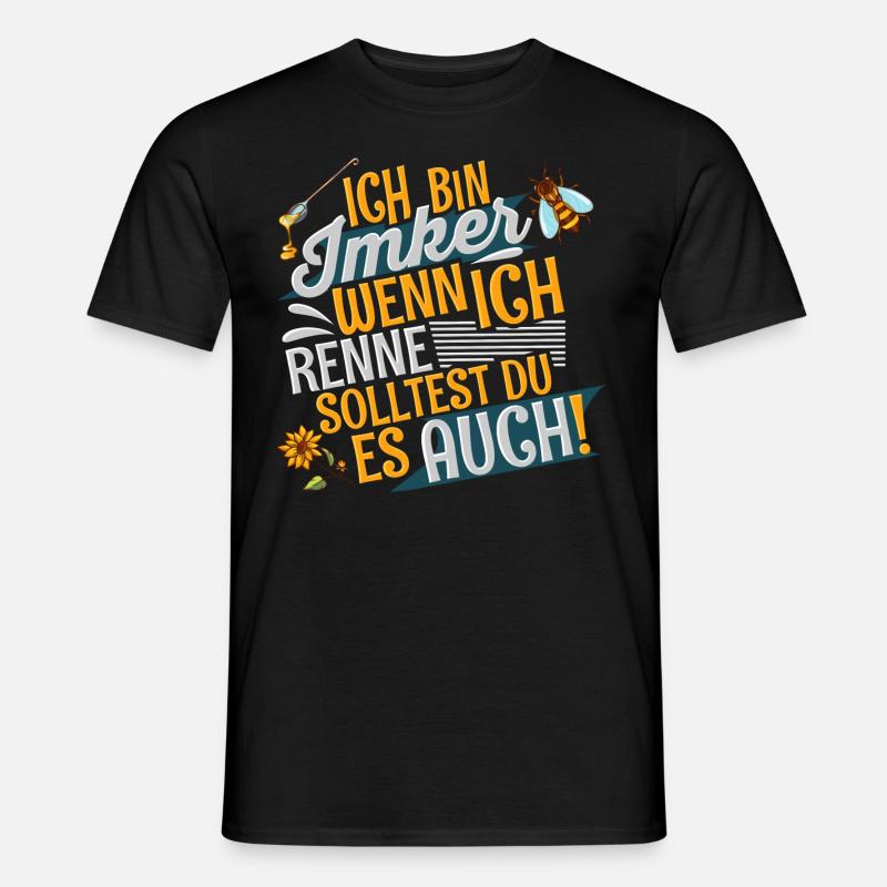 Imker - Männer T-Shirt - Schwarz