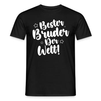 Bester Bruder Der Welt - Männer T-Shirt - Schwarz - Vorne - AI Model Male 178 light (178cm)