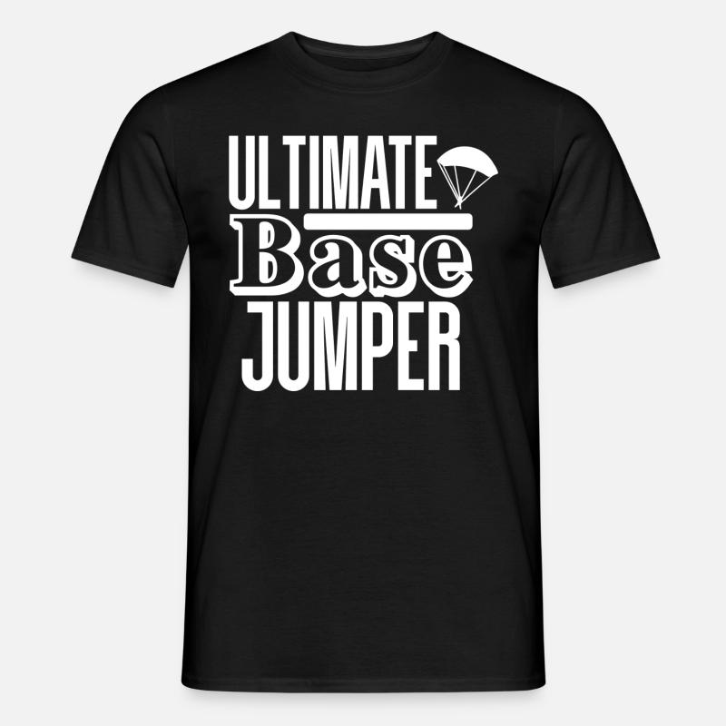 Base Jumping - Männer T-Shirt - Schwarz