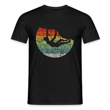 montée - T-shirt homme - noir - Devant - AI Model Male 178 light (178cm)
