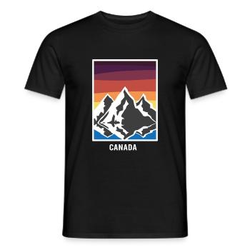 Canada - T-shirt homme - noir - Devant - AI Model Male 178 light (178cm)