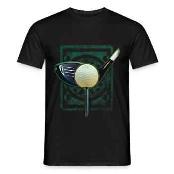 Golf - T-shirt homme - noir - Devant - AI Model Male 178 light (178cm)