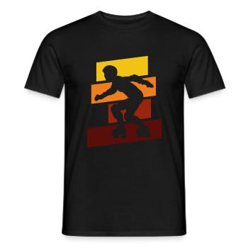 Roller Derby - Männer T-Shirt - Schwarz - Vorne - AI Model Male 178 light (178cm)