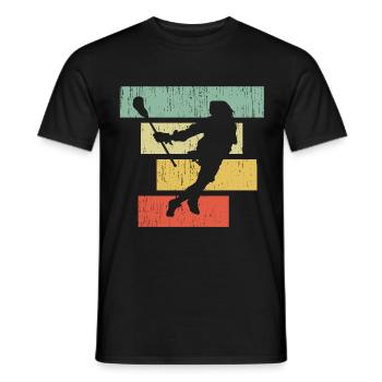 lacrosse - T-shirt homme - noir - Devant - AI Model Male 178 light (178cm)