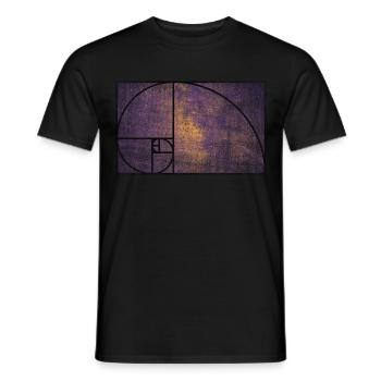 fibonacci Pyramiden Gizeh Mathematik Geometrie - Männer T-Shirt - Schwarz - Vorne - AI Model Male 178 light (178cm)